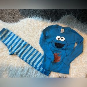 Cookie Monster Hanna Andersson Pjs